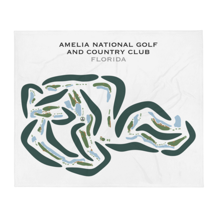 Amelia National Golf and Country Club, Florida - Printed Golf Courses