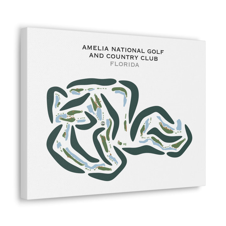 Amelia National Golf and Country Club, Florida - Printed Golf Courses