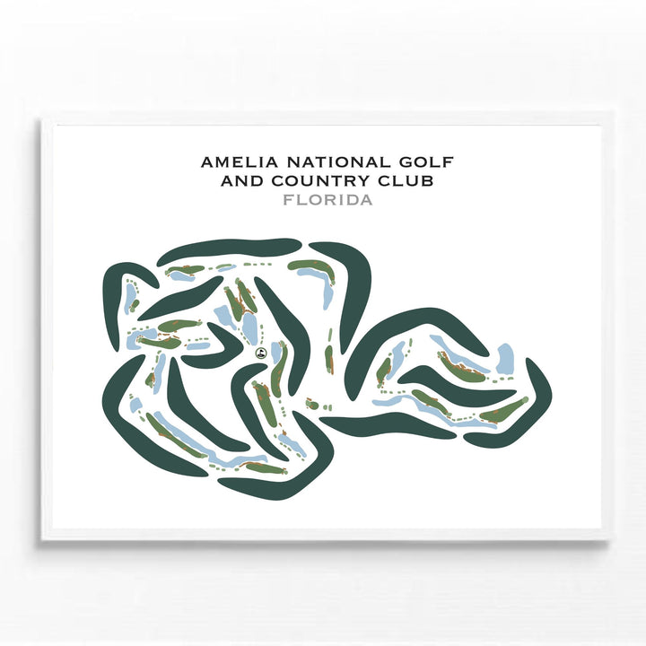 Amelia National Golf and Country Club, Florida - Printed Golf Courses