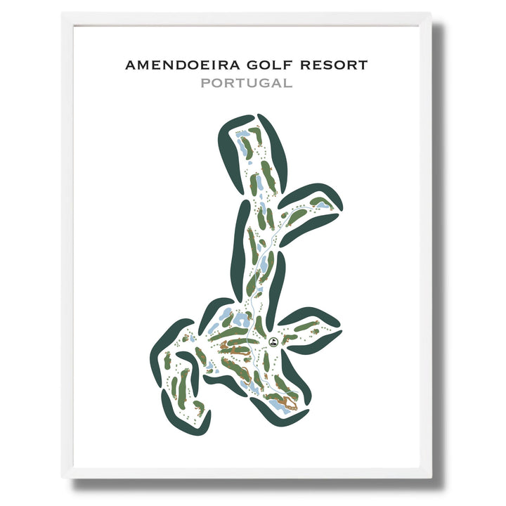 Amendoeira Golf Resort, Portugal - Printed Golf Courses
