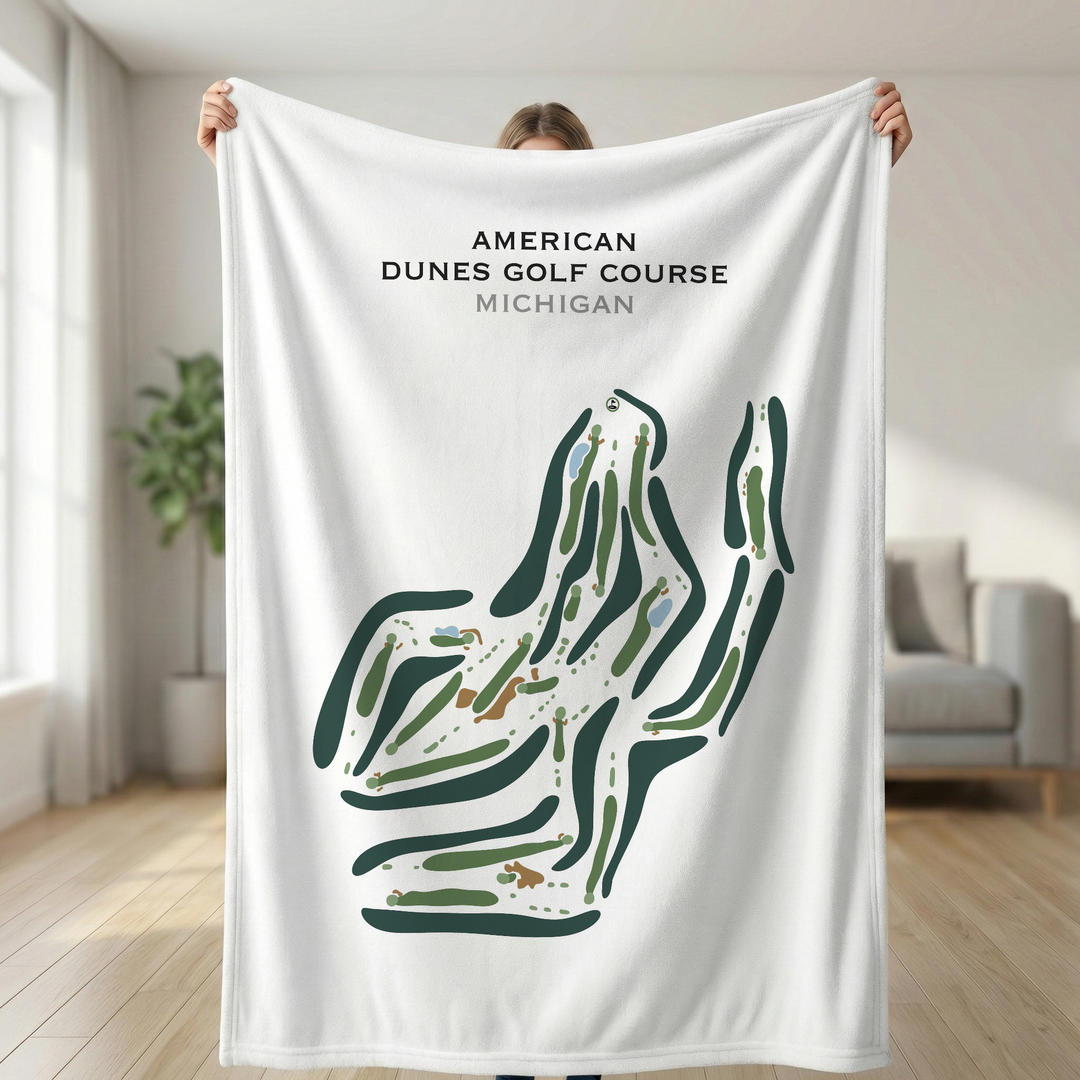 American Dunes Golf Course, Michigan - Printed Golf Courses