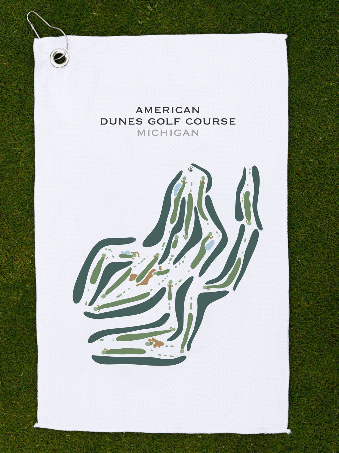 American Dunes Golf Course, Michigan - Printed Golf Courses