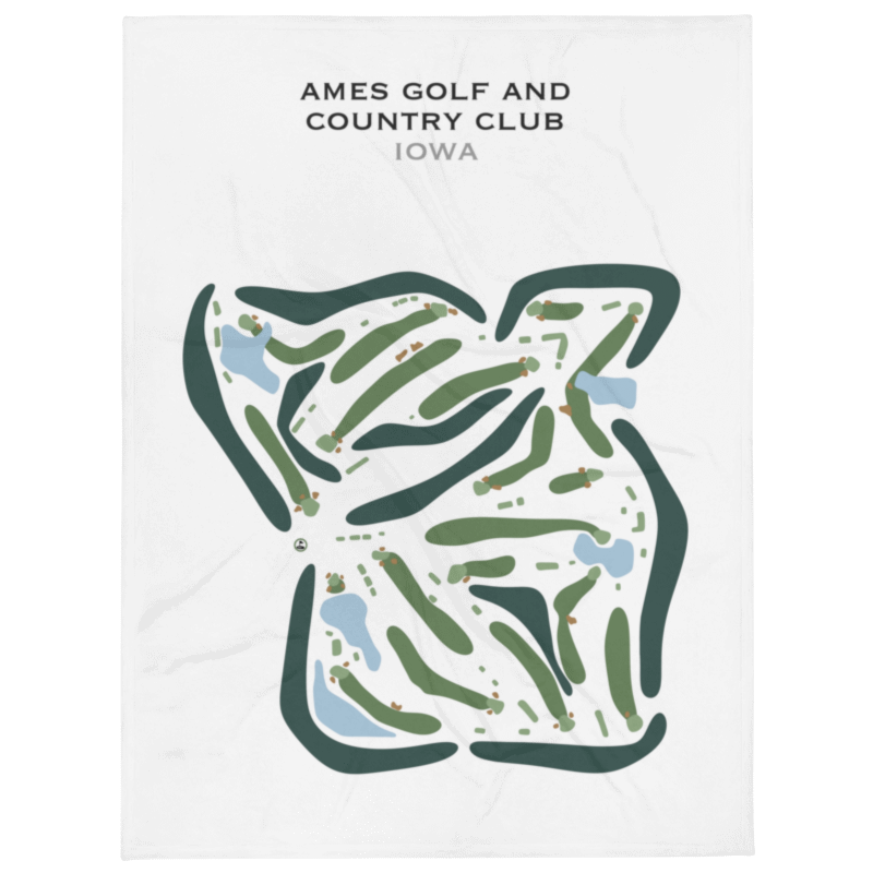 Ames Golf & Country Club, Iowa - Printed Golf Courses