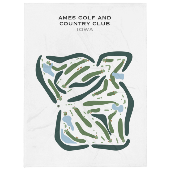 Ames Golf & Country Club, Iowa - Printed Golf Courses