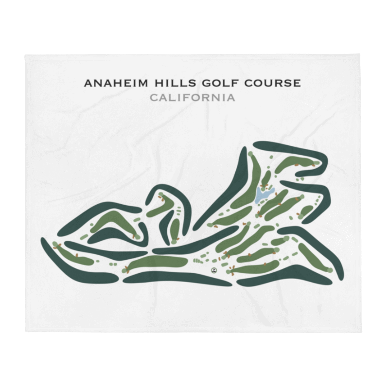 Anaheim Hills Golf Course, California - Printed Golf Courses