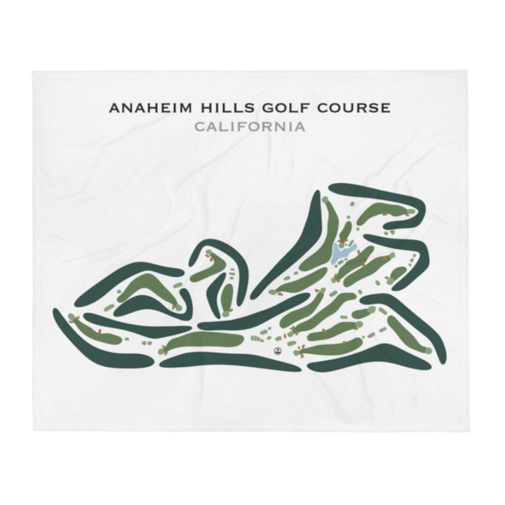 Anaheim Hills Golf Course, California - Printed Golf Courses