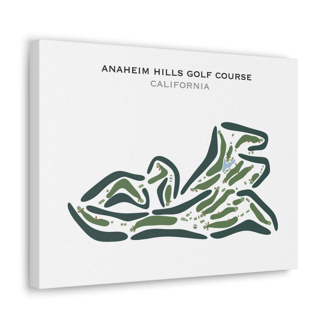 Anaheim Hills Golf Course, California - Printed Golf Courses