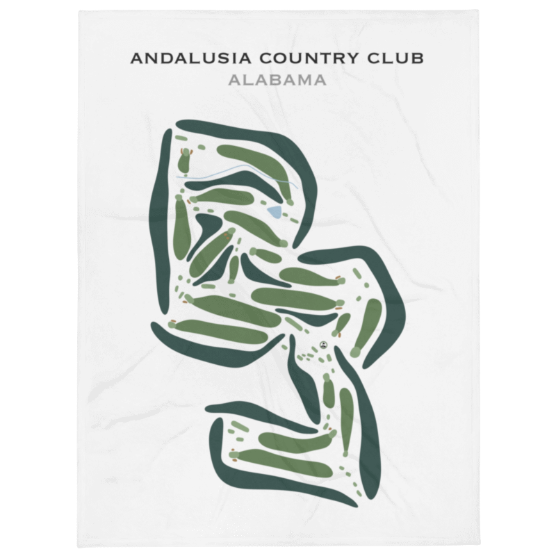 Andalusia Country Club, Alabama - Printed Golf Courses