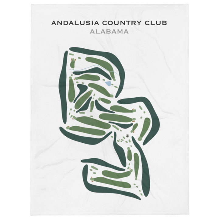 Andalusia Country Club, Alabama - Printed Golf Courses