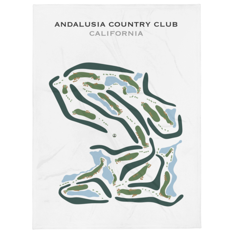 Andalusia Country Club, California - Printed Golf Courses