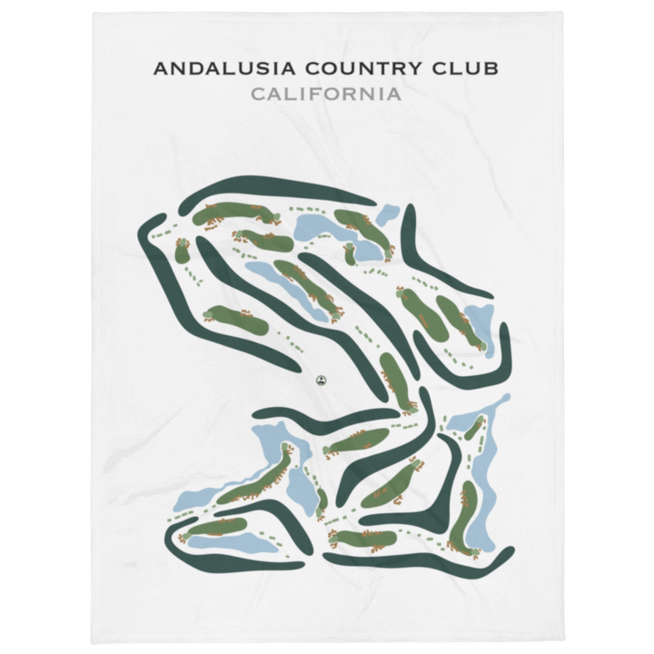 Andalusia Country Club, California - Printed Golf Courses