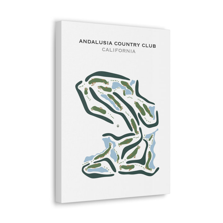 Andalusia Country Club, California - Printed Golf Courses