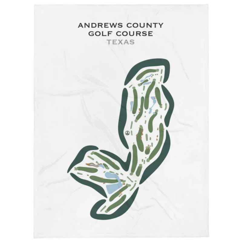 Andrews County Golf Course, Texas - Printed Golf Courses