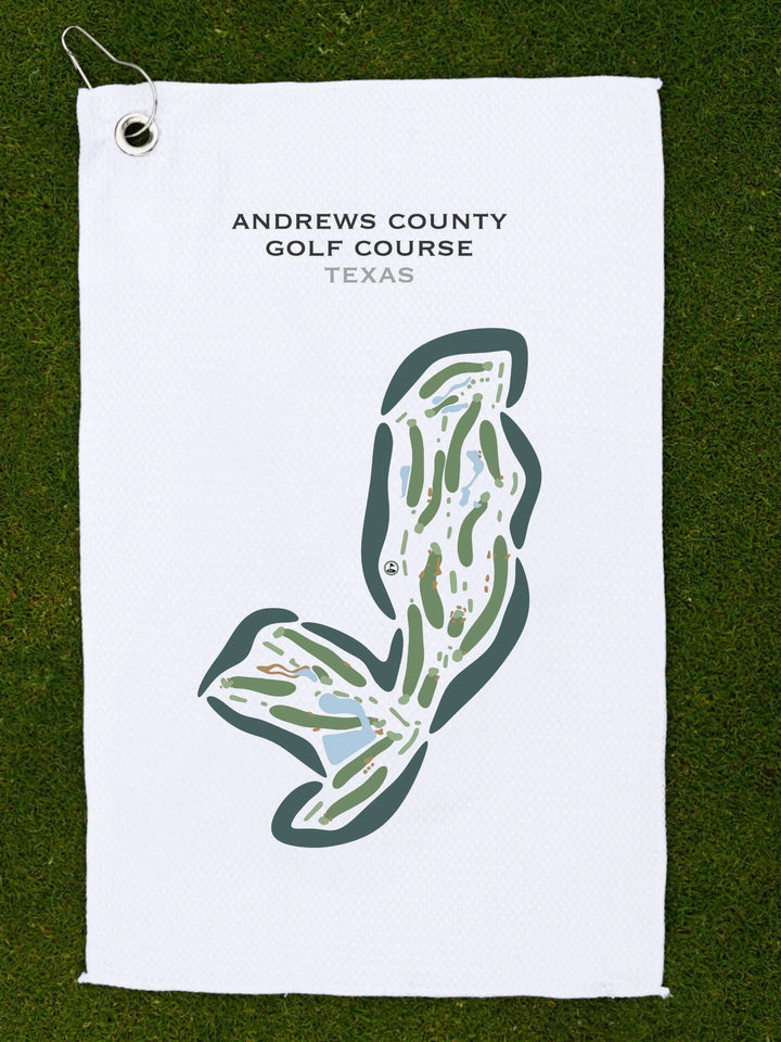 Andrews County Golf Course, Texas - Printed Golf Courses
