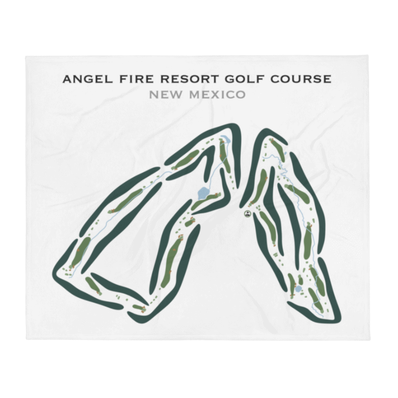 Angel Fire Resort Golf Course, New Mexico - Printed Golf Courses