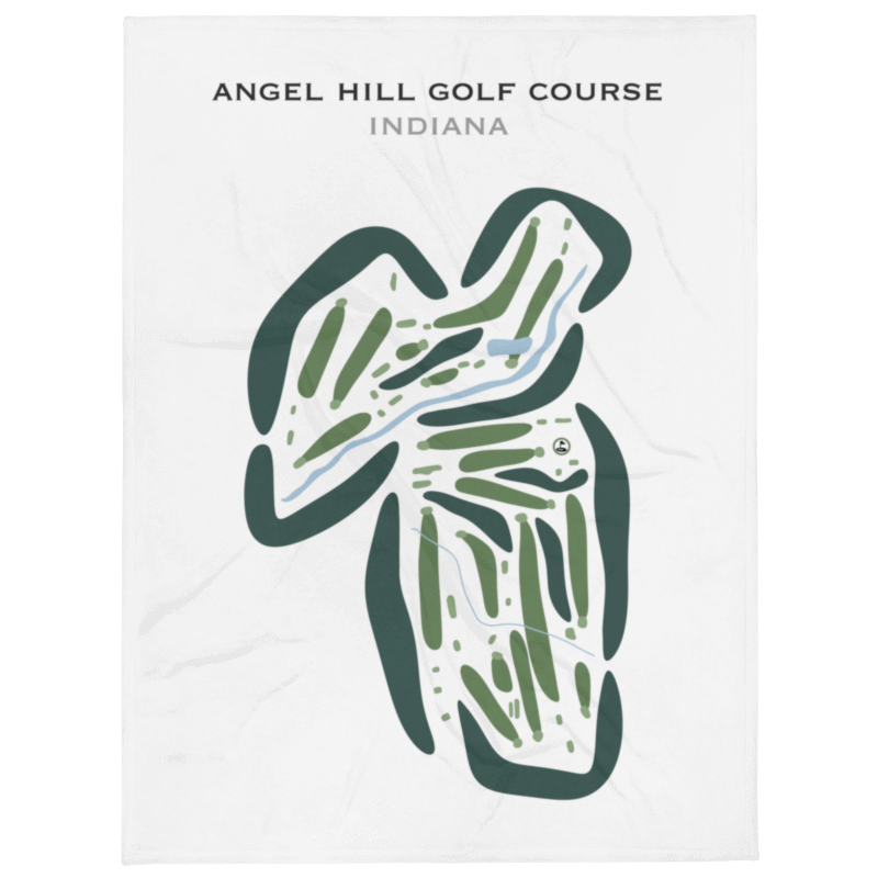 Angel Hill Golf Course, Indiana - Printed Golf Courses