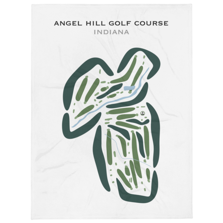 Angel Hill Golf Course, Indiana - Printed Golf Courses