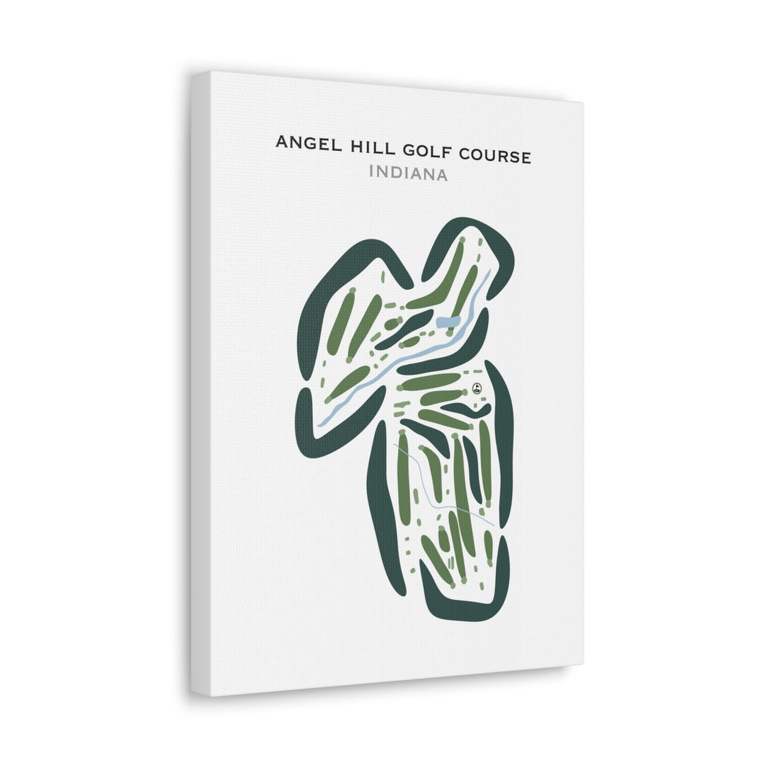 Angel Hill Golf Course, Indiana - Printed Golf Courses