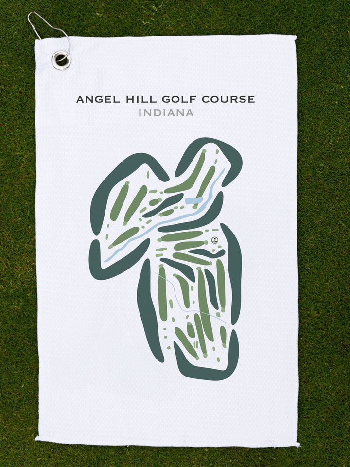Angel Hill Golf Course, Indiana - Printed Golf Courses