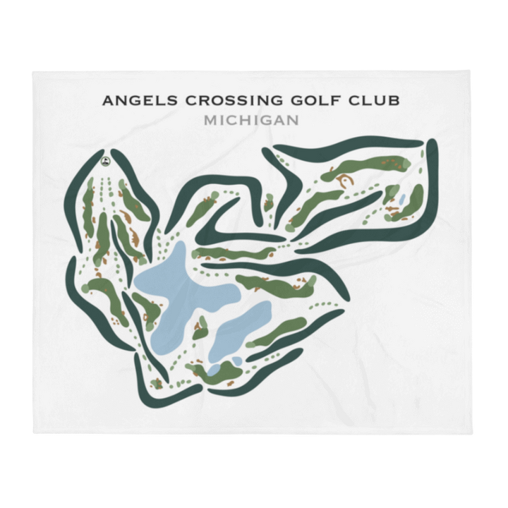 Angels Crossing Golf Club, Michigan - Printed Golf Courses