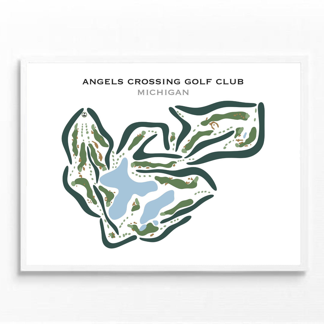 Angels Crossing Golf Club, Michigan - Printed Golf Courses