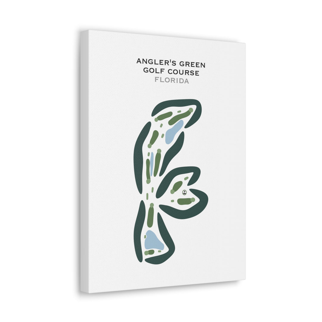 Angler's Green Golf Course, Florida - Printed Golf Courses