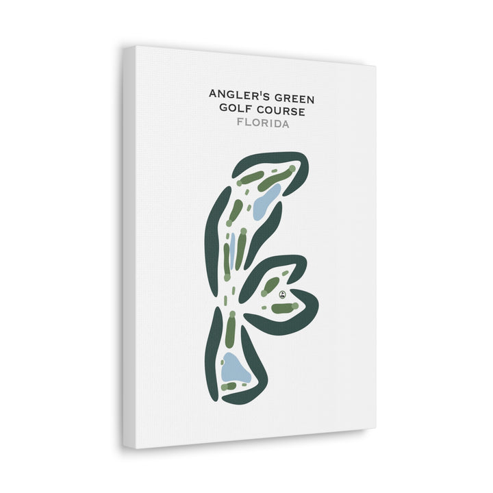 Angler's Green Golf Course, Florida - Printed Golf Courses