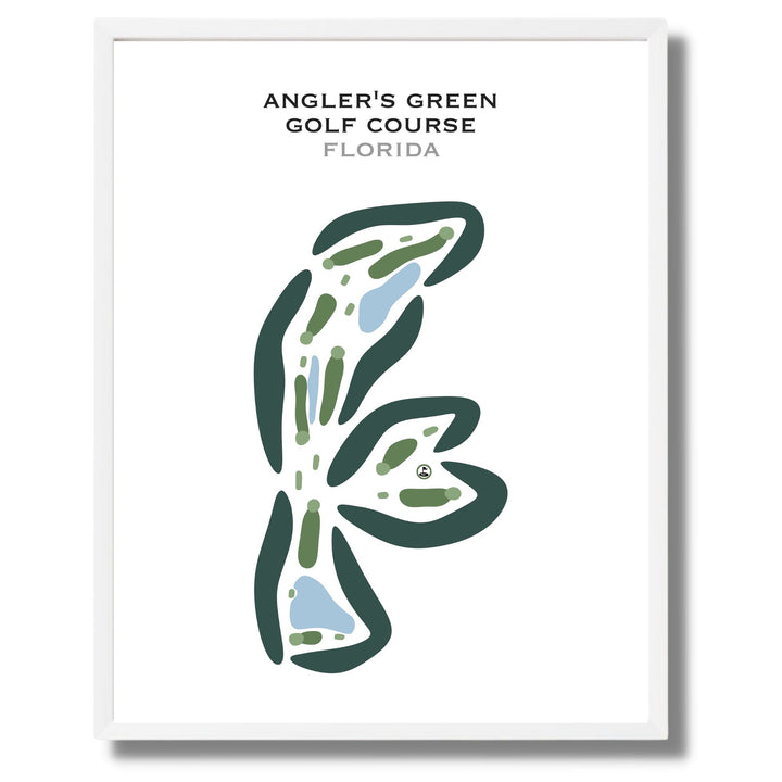Angler's Green Golf Course, Florida - Printed Golf Courses