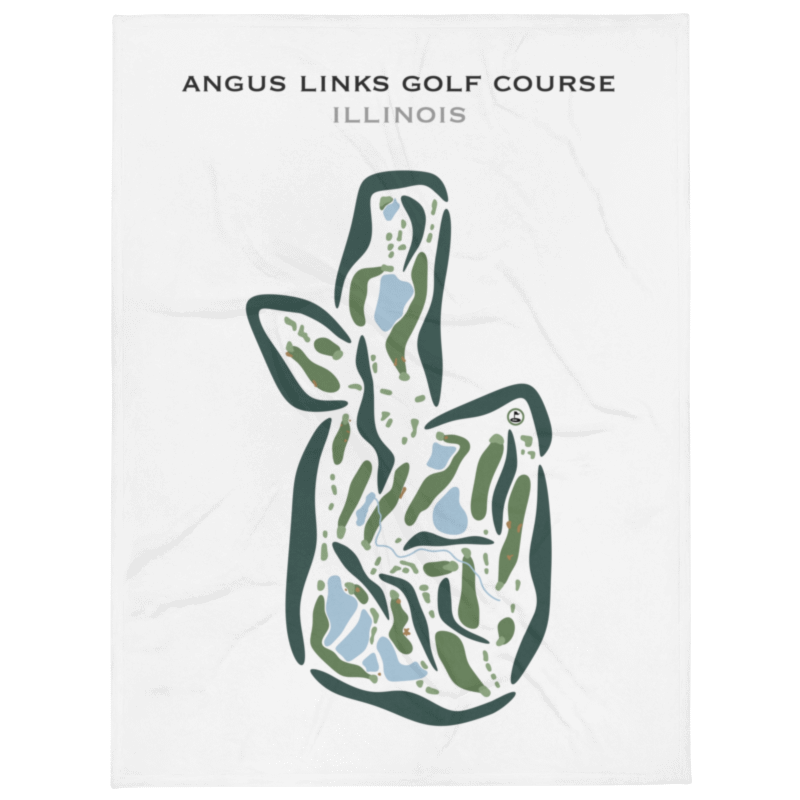 Angus Links Golf Course, Illinois - Printed Golf Courses