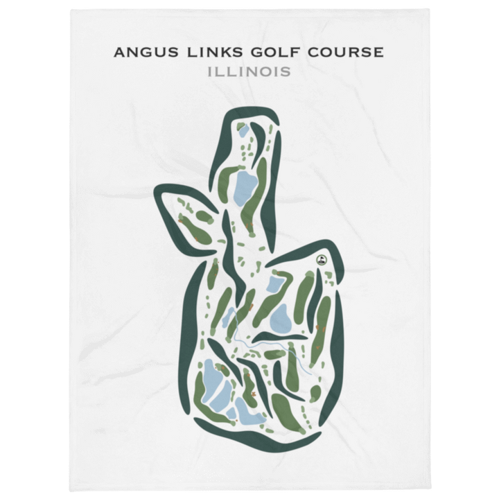 Angus Links Golf Course, Illinois - Printed Golf Courses