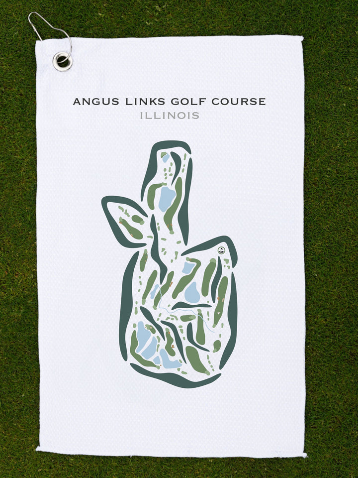 Angus Links Golf Course, Illinois - Printed Golf Courses