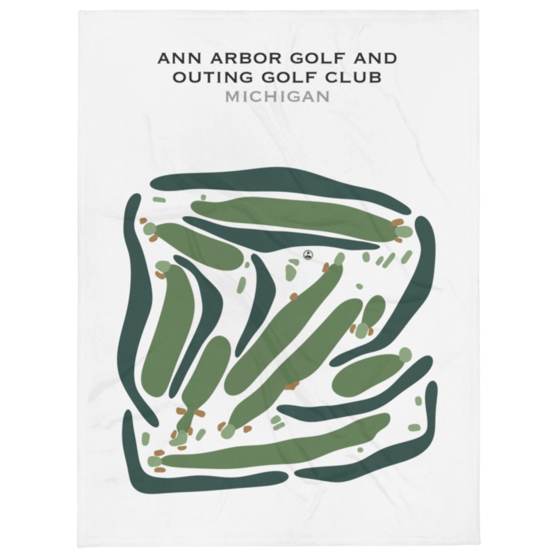 Ann Arbor Golf & Outing Club, Michigan - Printed Golf Courses