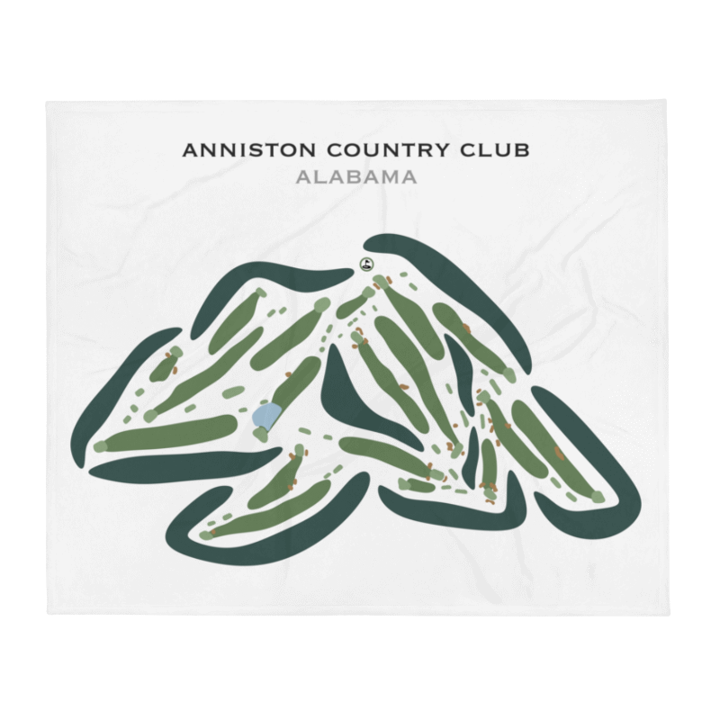Anniston Country Club, Alabama - Printed Golf Courses
