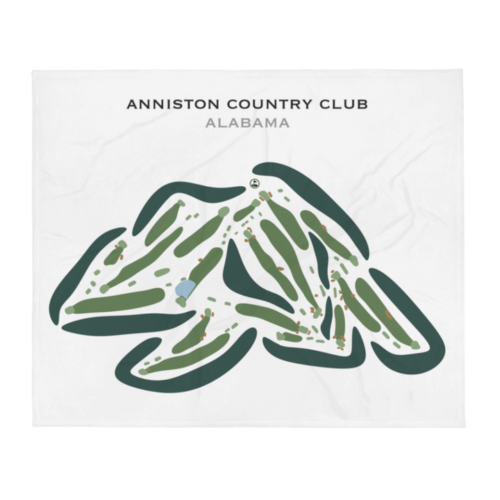 Anniston Country Club, Alabama - Printed Golf Courses