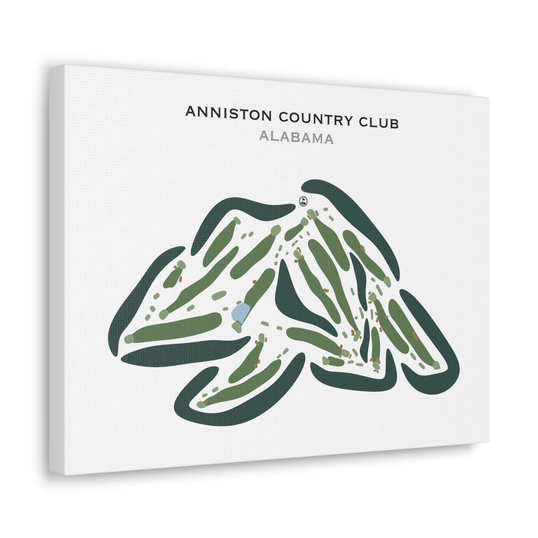 Anniston Country Club, Alabama - Printed Golf Courses