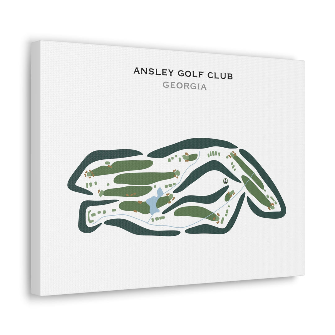 Ansley Golf Club, Georgia - Printed Golf Courses