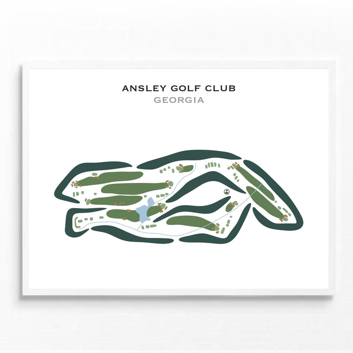 Ansley Golf Club, Georgia - Printed Golf Courses