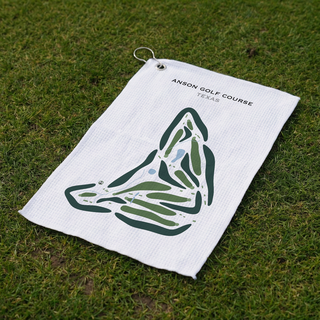 Anson Golf Course, Texas - Printed Golf Courses