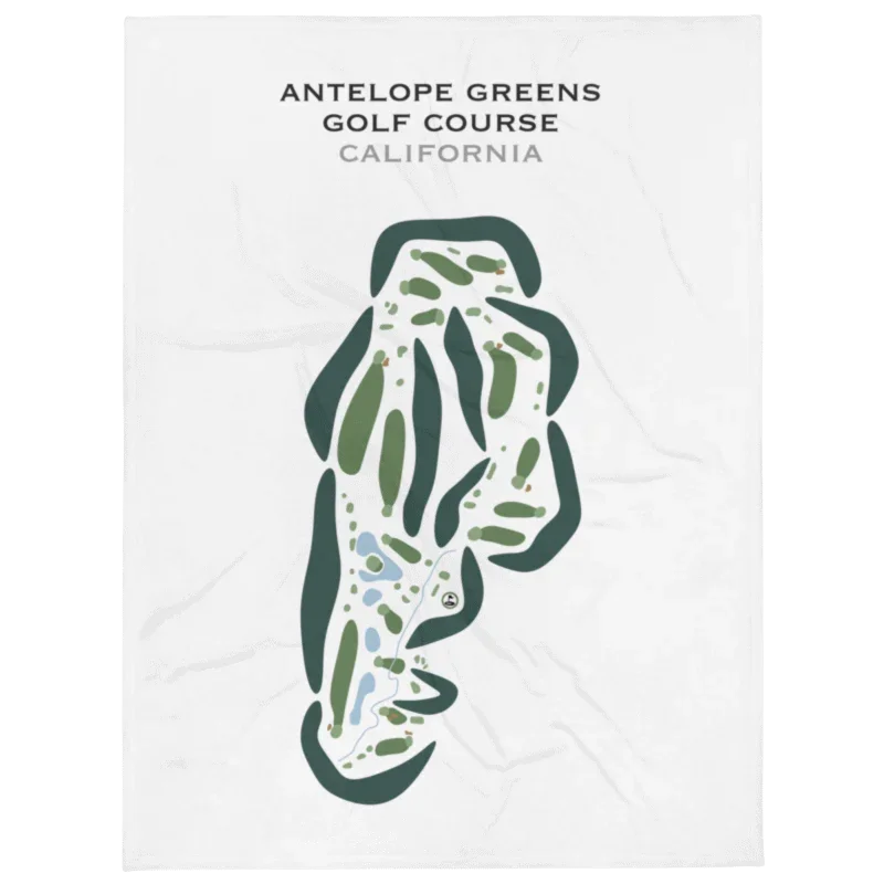 Antelope Greens Golf Course, Antelope, California - Printed Golf Courses