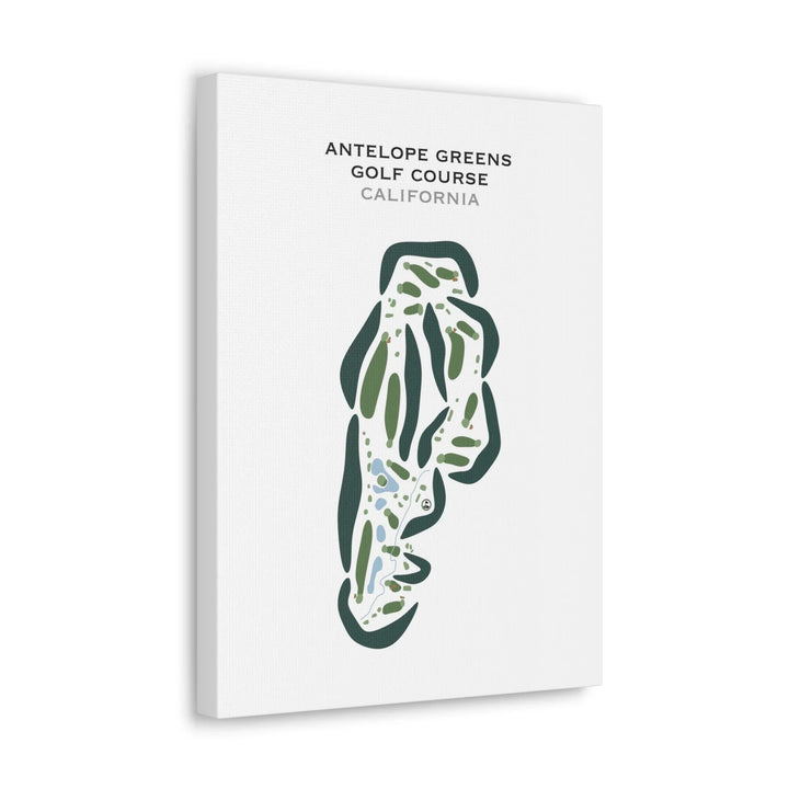 Antelope Greens Golf Course, Antelope, California - Printed Golf Courses