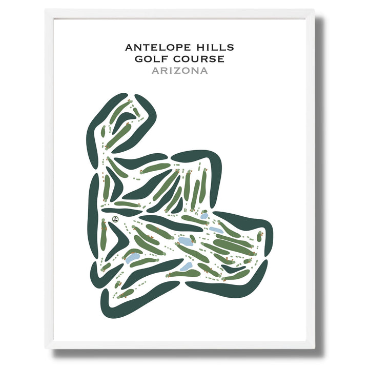 Antelope Hills Golf Course, Arizona - Printed Golf Courses