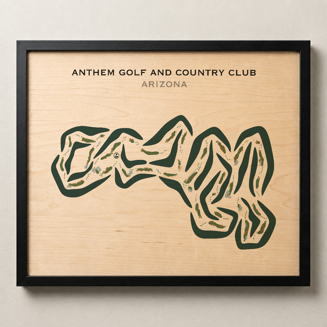 Anthem Golf & Country Club, Arizona - Printed Golf Courses