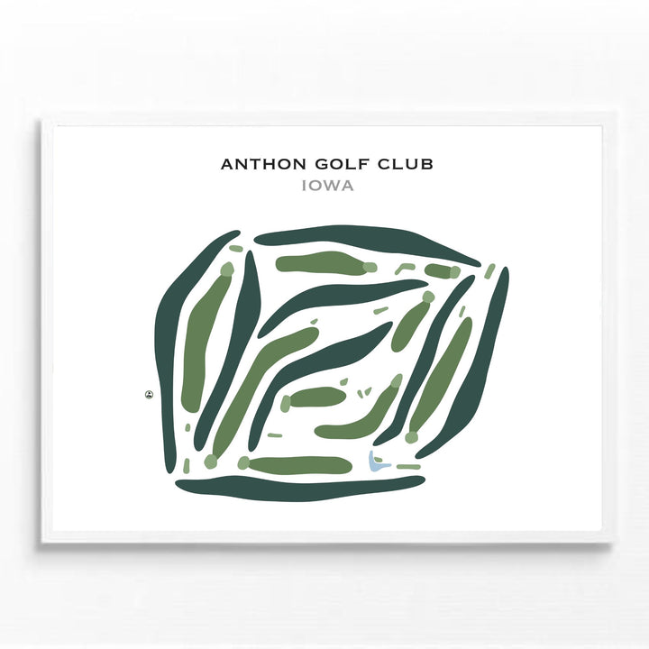 Anthon Golf Club, Iowa - Printed Golf Courses