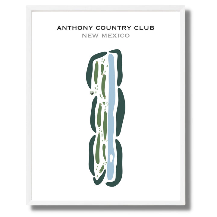 Anthony Country Club, New Mexico - Printed Golf Courses