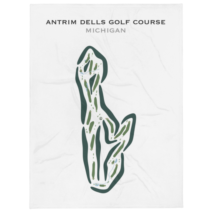 Antrim Dells Golf Course, Michigan - Printed Golf Courses