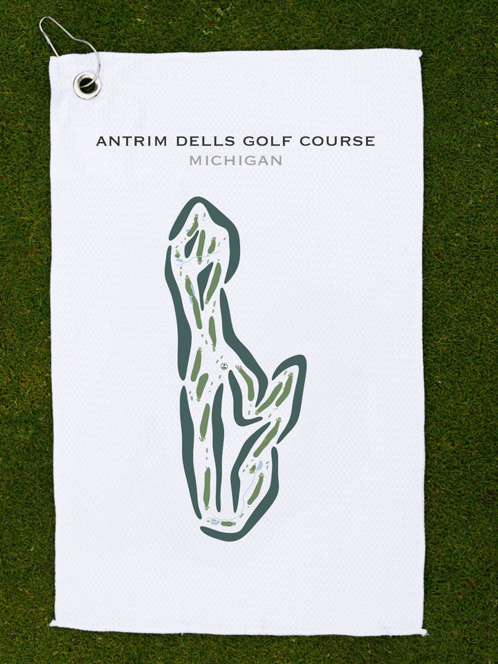 Antrim Dells Golf Course, Michigan - Printed Golf Courses