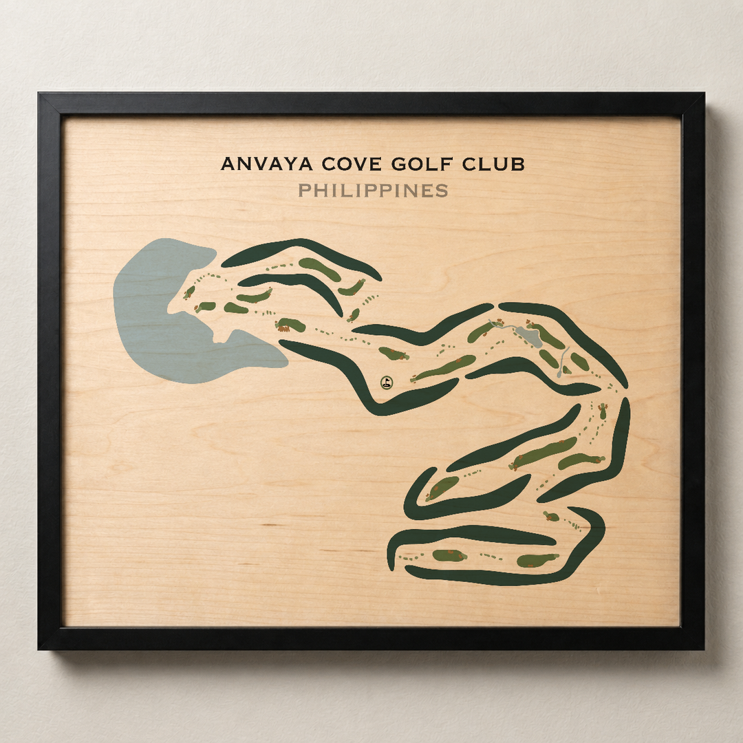 Anvaya Cove Golf Club, Philippines - Printed Golf Courses