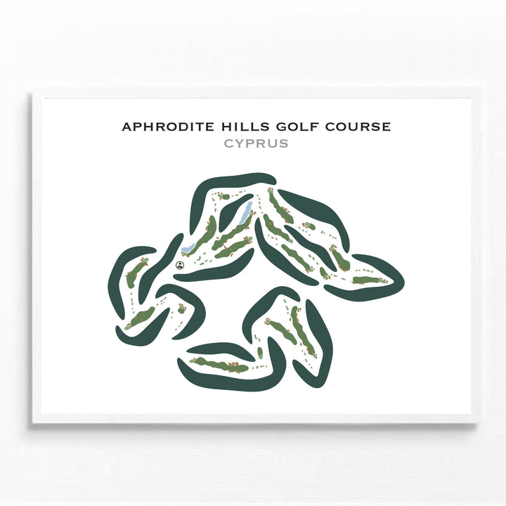 Aphrodite Hills Golf Course, Cyprus - Printed Golf Courses