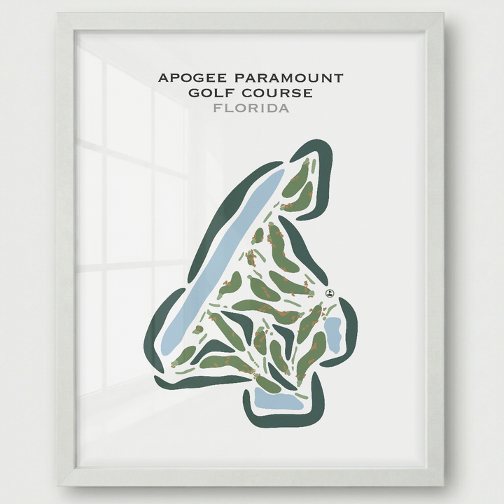 Apogee Paramount Golf Course, Florida - Printed Golf Courses