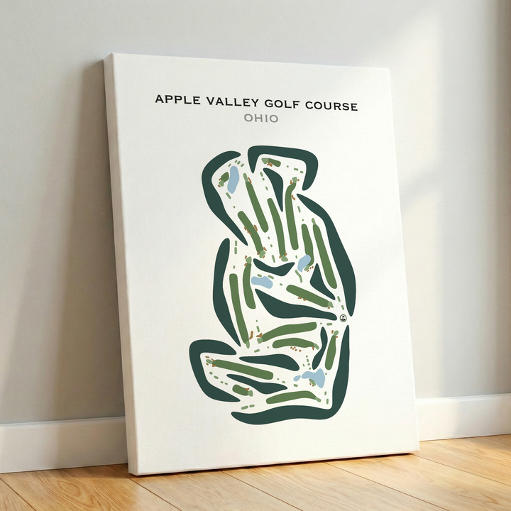 Apple Valley Golf Club, Ohio - Printed Golf Courses